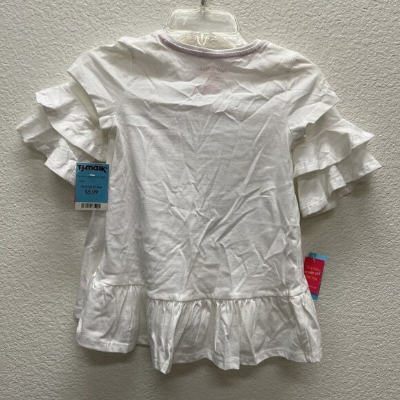 Isaac Mizrahi Girls Small 5 6 Set 4 Pc 2 Tops 2 Skirts NEW Sequin Unicorn Fairy - Picture 9 of 10